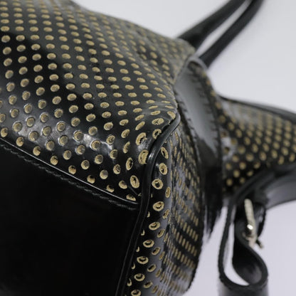 Fendi Bag Du Jour Perforated Leather, BLACK, LEATHER, Handbag