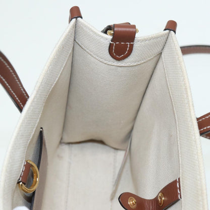 Burberry Logo Zip Wristlet Pouch Nylon, BROWN, CANVAS, Clutche & pouche