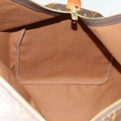 Louis Vuitton Keepall Bag Monogram Canvas, BROWN, CANVAS, Travel bag