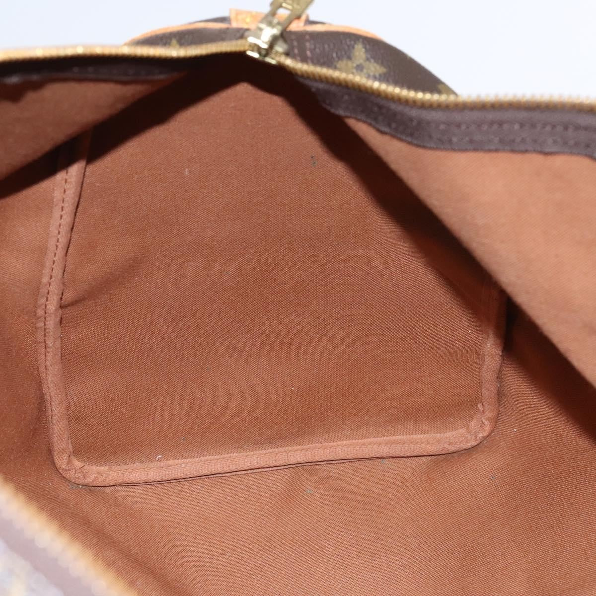 Louis Vuitton Keepall Bag Monogram Canvas, BROWN, CANVAS, Travel bag