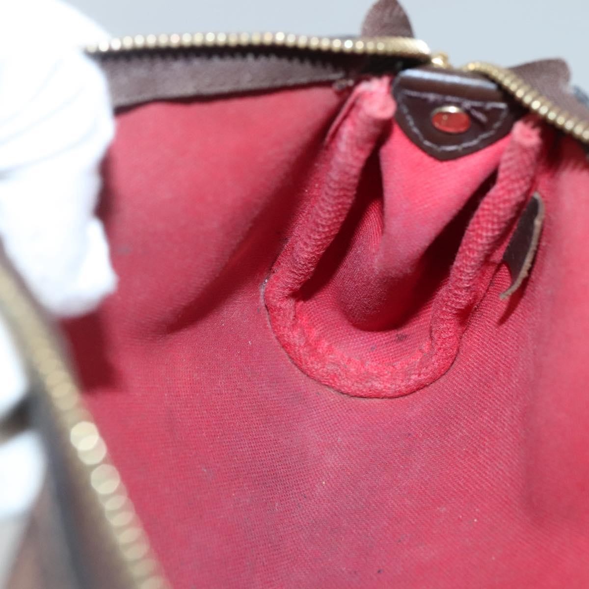 Louis Vuitton Eva Handbag Damier, BROWN, CANVAS, Shoulder bag