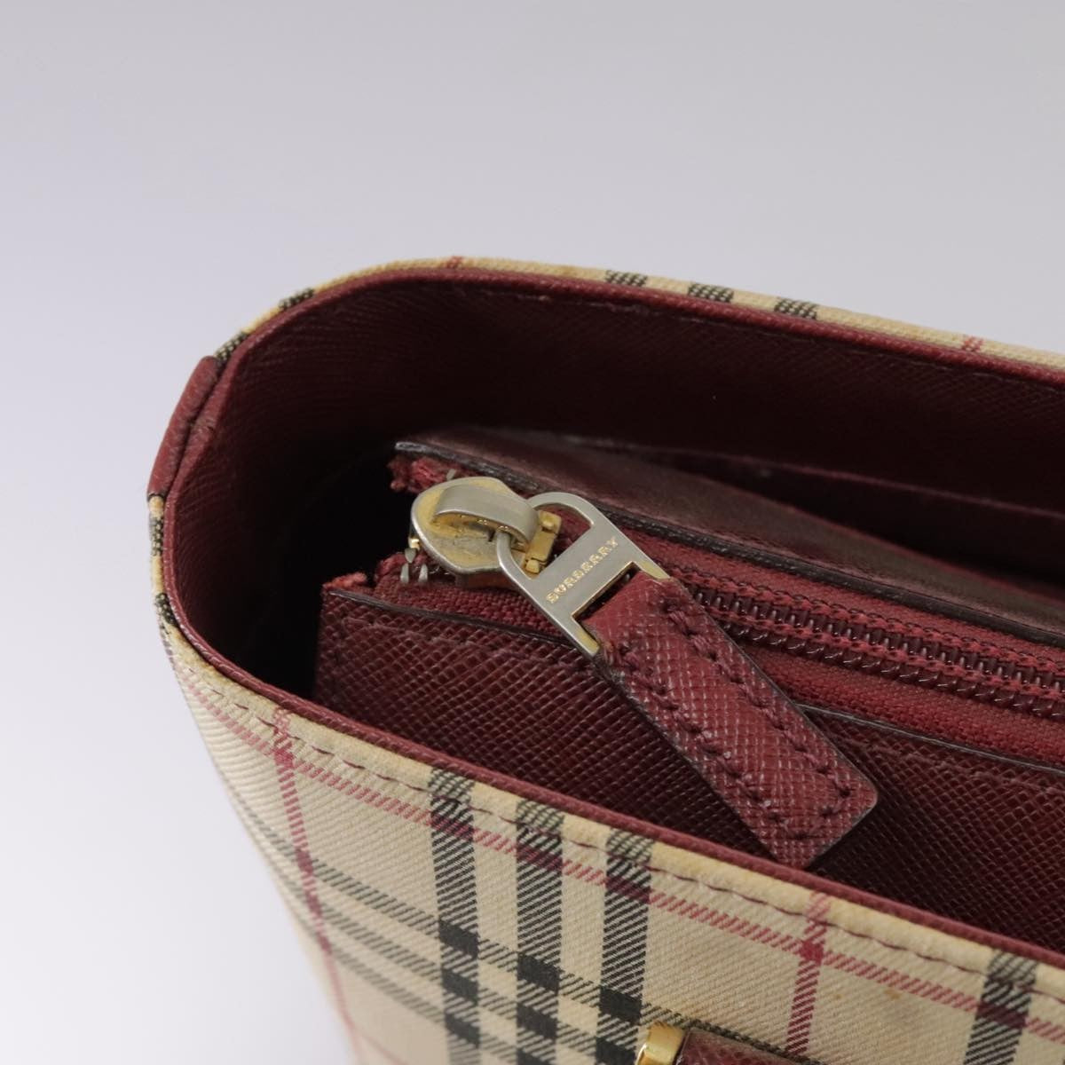 Burberry Nova Check Tote canvas check pattern, BEIGE, CANVAS, Tote bag
