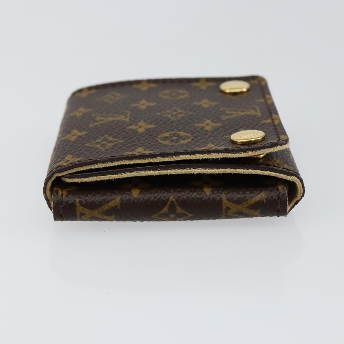 Louis Vuitton CASE JEWELRY BOX Canvas, BROWN, CANVAS, Wallets
