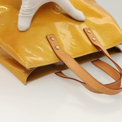Louis Vuitton Reade Handbag Monogram Vernis, Yellow, Patent Leather, Handbag