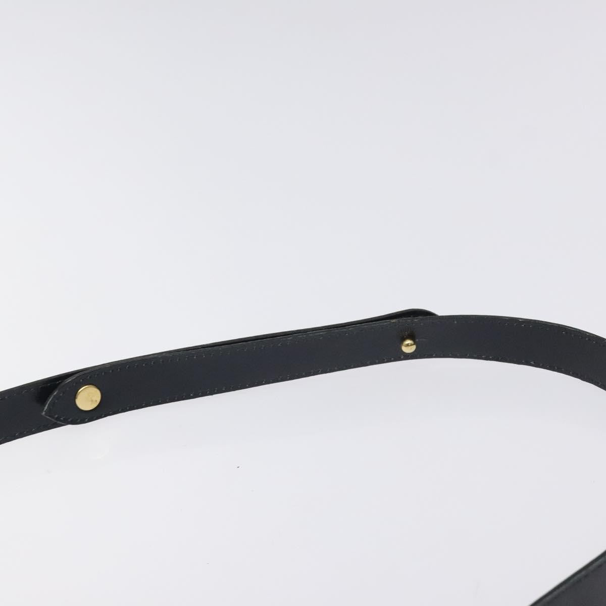 Christian Dior Vintage Trotter Shoulder Bag Canvas, NAVY, CANVAS, Shoulder bag