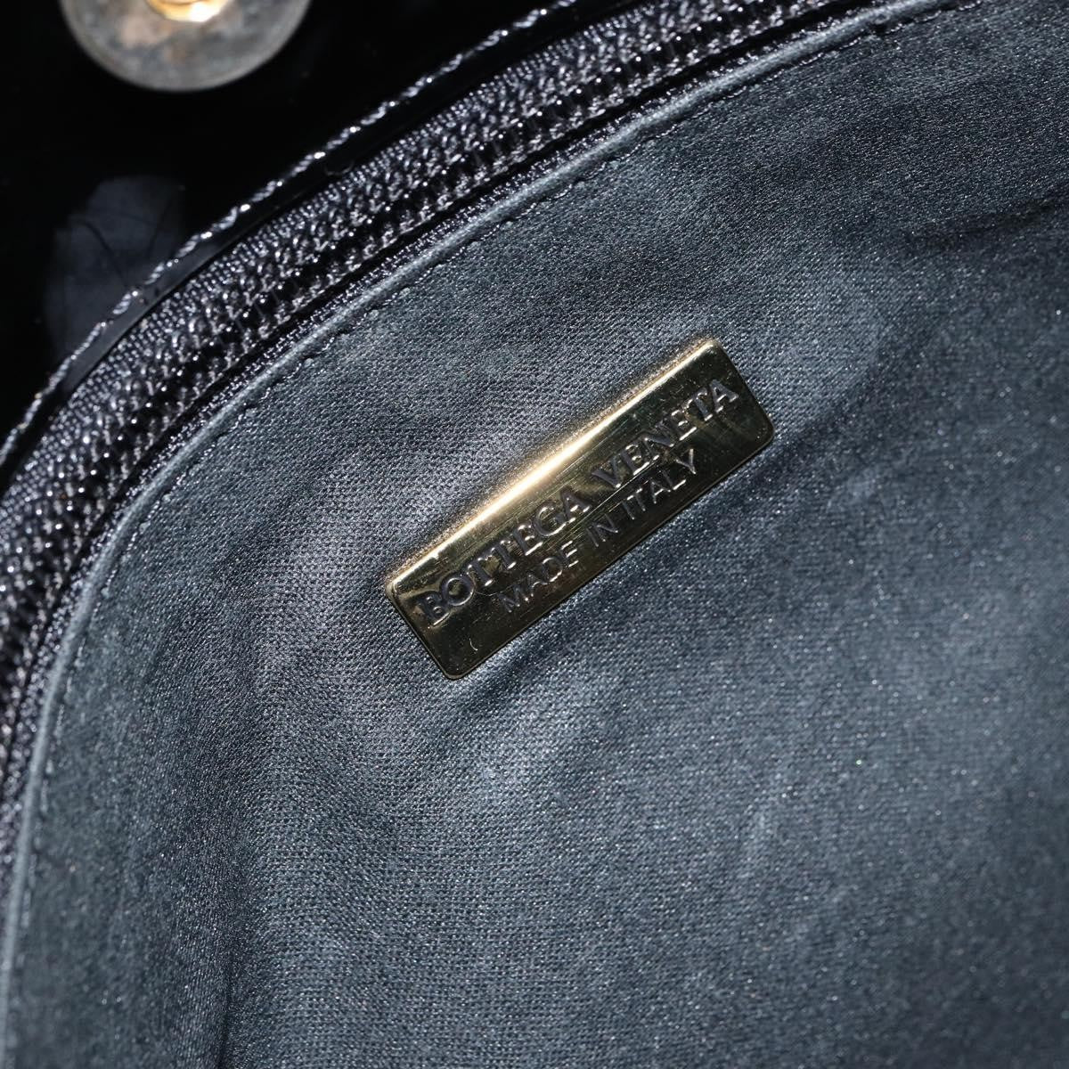 Bottega Veneta Intrecciato Tote Patent leather, BLACK, PATENT_LEATHER, Tote bag
