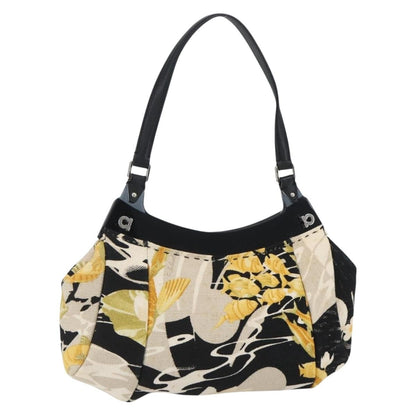 Salvatore Ferragamo Gancini handbag Canvas, MULTICOLOUR, CANVAS, Handbag