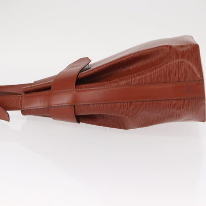 Louis Vuitton Vintage Sac d'Epaule Handbag Epi Leather, BROWN, LEATHER, Shoulder bag