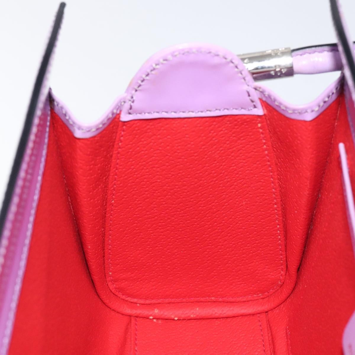 Celine Shoulder Bag Leather, PURPLE, LEATHER, Shoulder bag