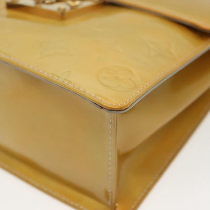 Louis Vuitton Spring Street Handbag Monogram Vernis, BEIGE, PATENT_LEATHER, Handbag