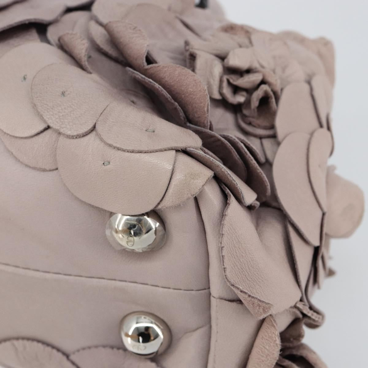 Valentino Garavani Rose Handbag Leather, PURPLE, LEATHER, Handbag