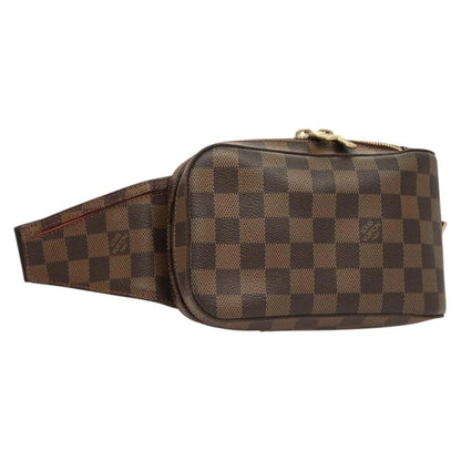 Louis Vuitton Geronimos Waist Bag Damier, BROWN, CANVAS, Shoulder bag