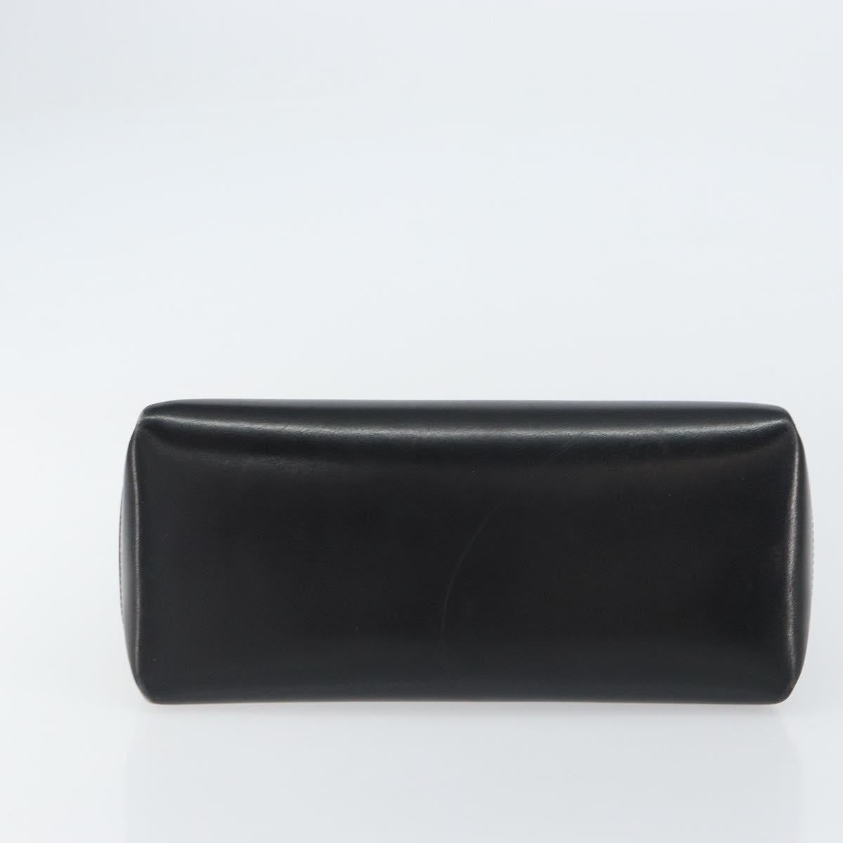 Gucci Vintage Convertible Box Crossbody Bag Leather, BLACK, LEATHER, Handbag