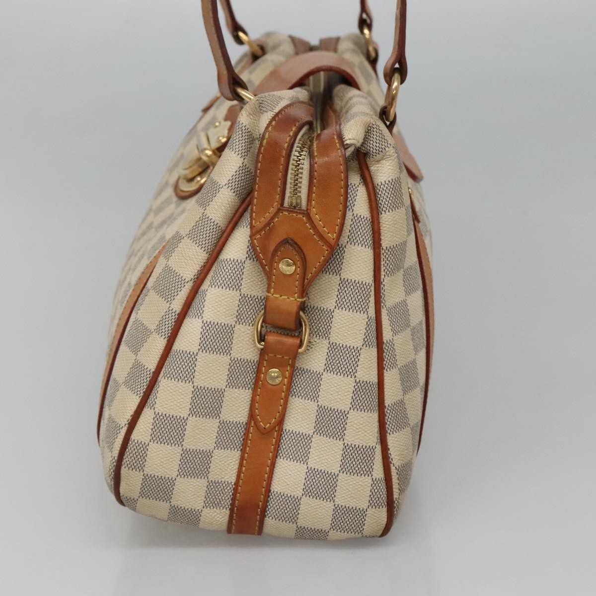 Louis Vuitton Stresa Handbag Damier, WHITE, CANVAS, Tote bag