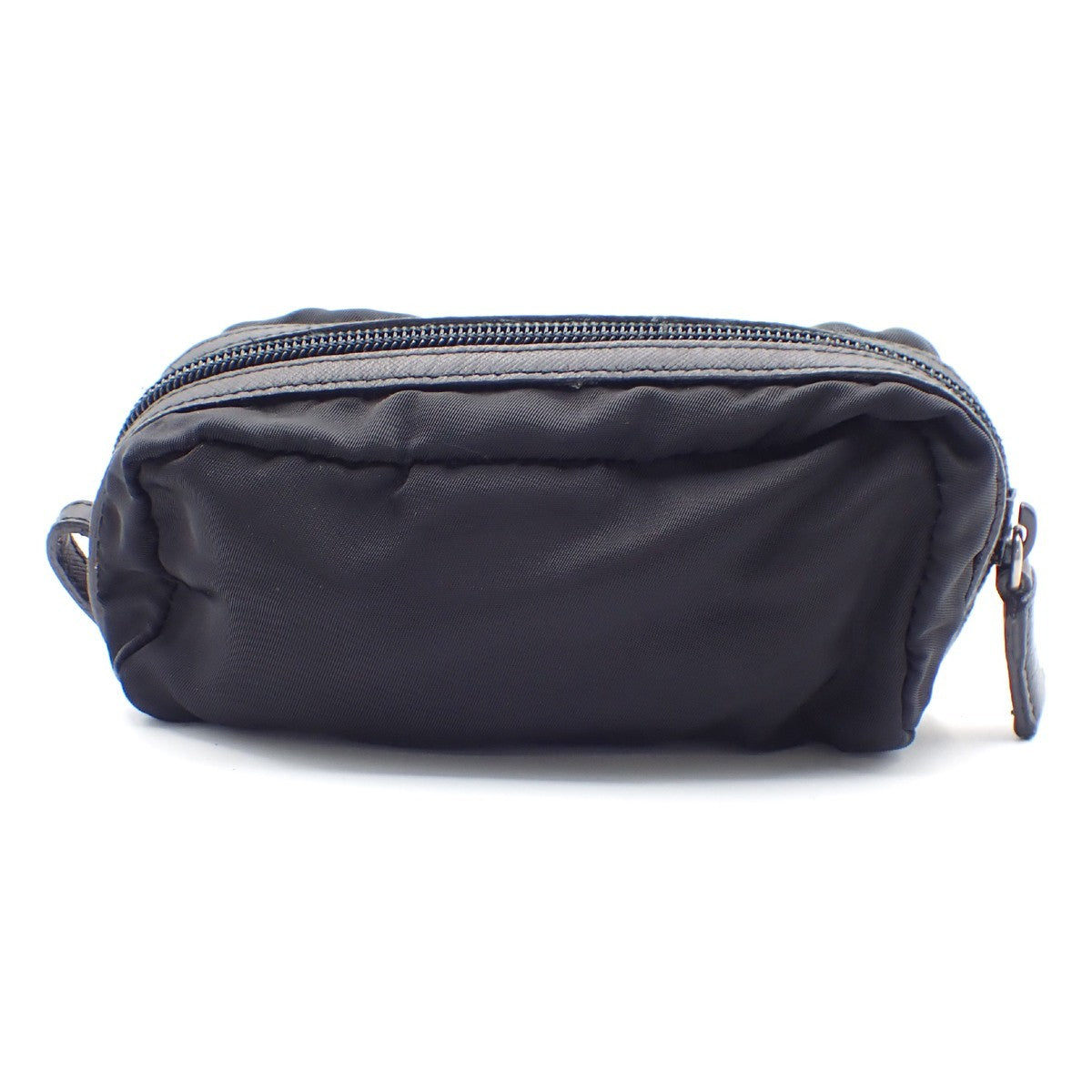 Prada Padded Zip Belt Bag Tessuto, BLACK, NYLON, Clutche & pouche