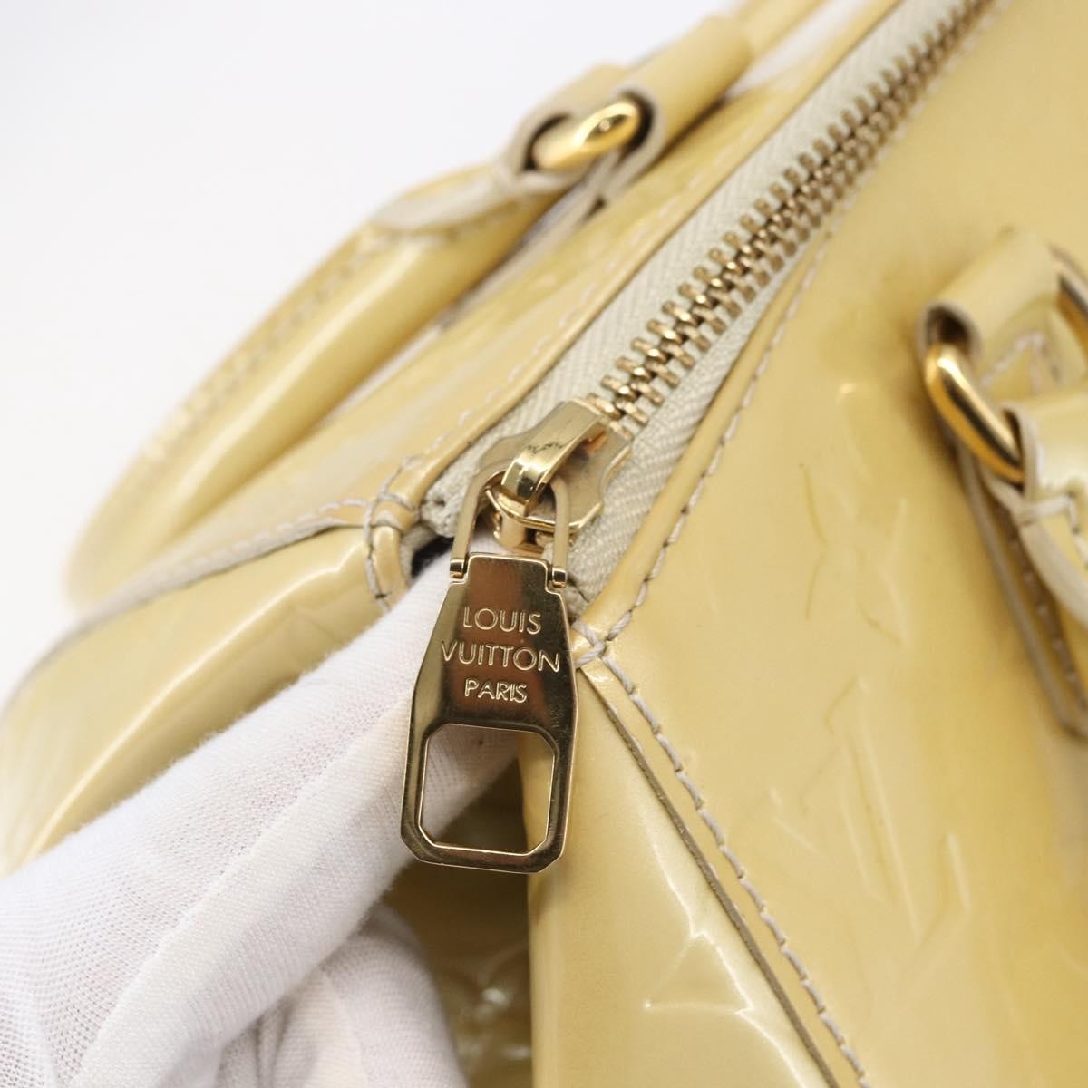 Louis Vuitton Sherwood Handbag Monogram Vernis, BEIGE, PATENT_LEATHER, Handbag