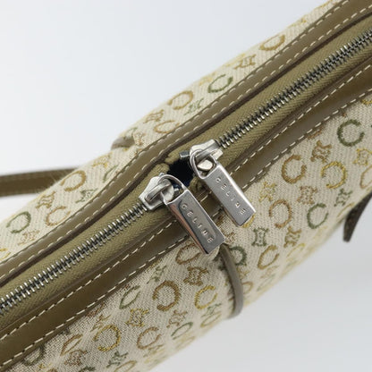 Celine C Macadam Shoulder bag Canvas, KHAKI, CANVAS, Shoulder bag