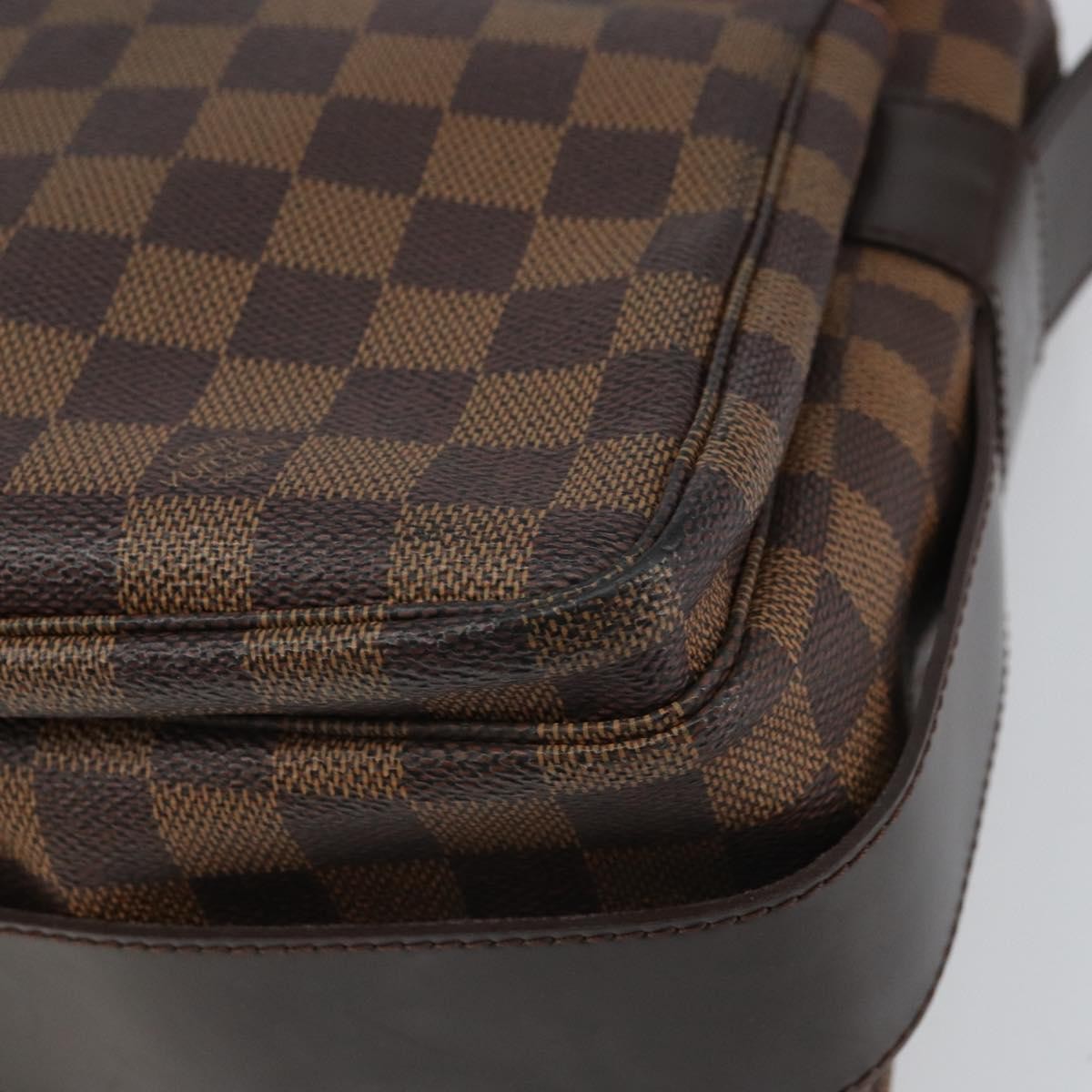 Louis Vuitton Naviglio Handbag Damier, BROWN, CANVAS, Shoulder bag
