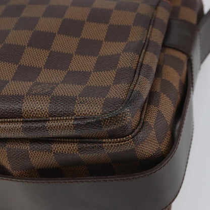 Louis Vuitton Naviglio Handbag Damier, BROWN, CANVAS, Shoulder bag