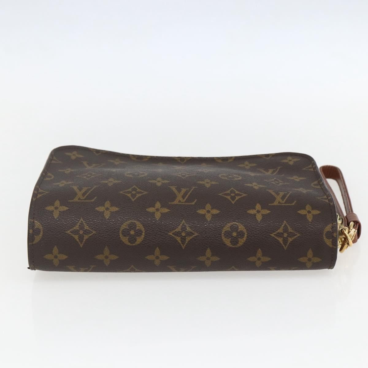 Louis Vuitton Pochette Orsay Monogram Canvas, BROWN, CANVAS, Clutche & pouche