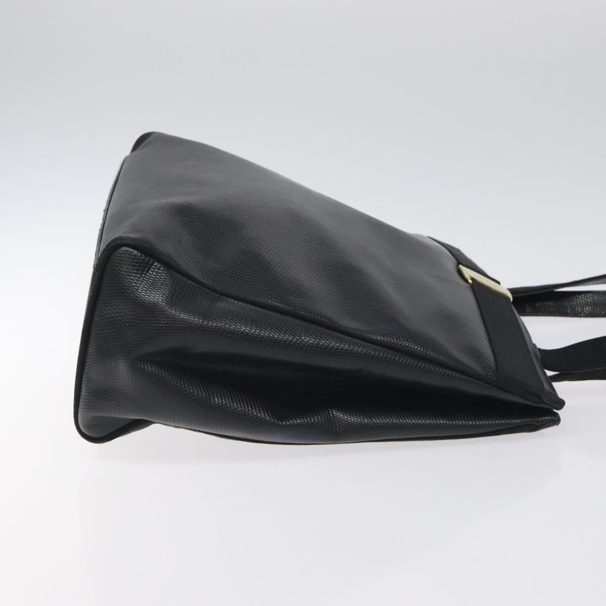 Salvatore Ferragamo Vintage Vara Bow Tote Lizard Embossed Leather, Black, Leather, Tote Bag