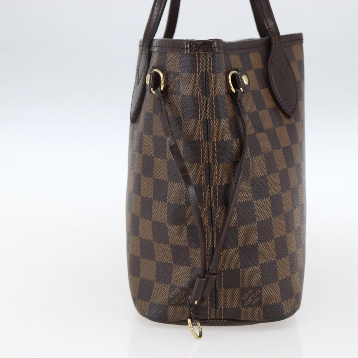 Louis Vuitton Neverfull Tote Damier, BROWN, CANVAS, Tote bag