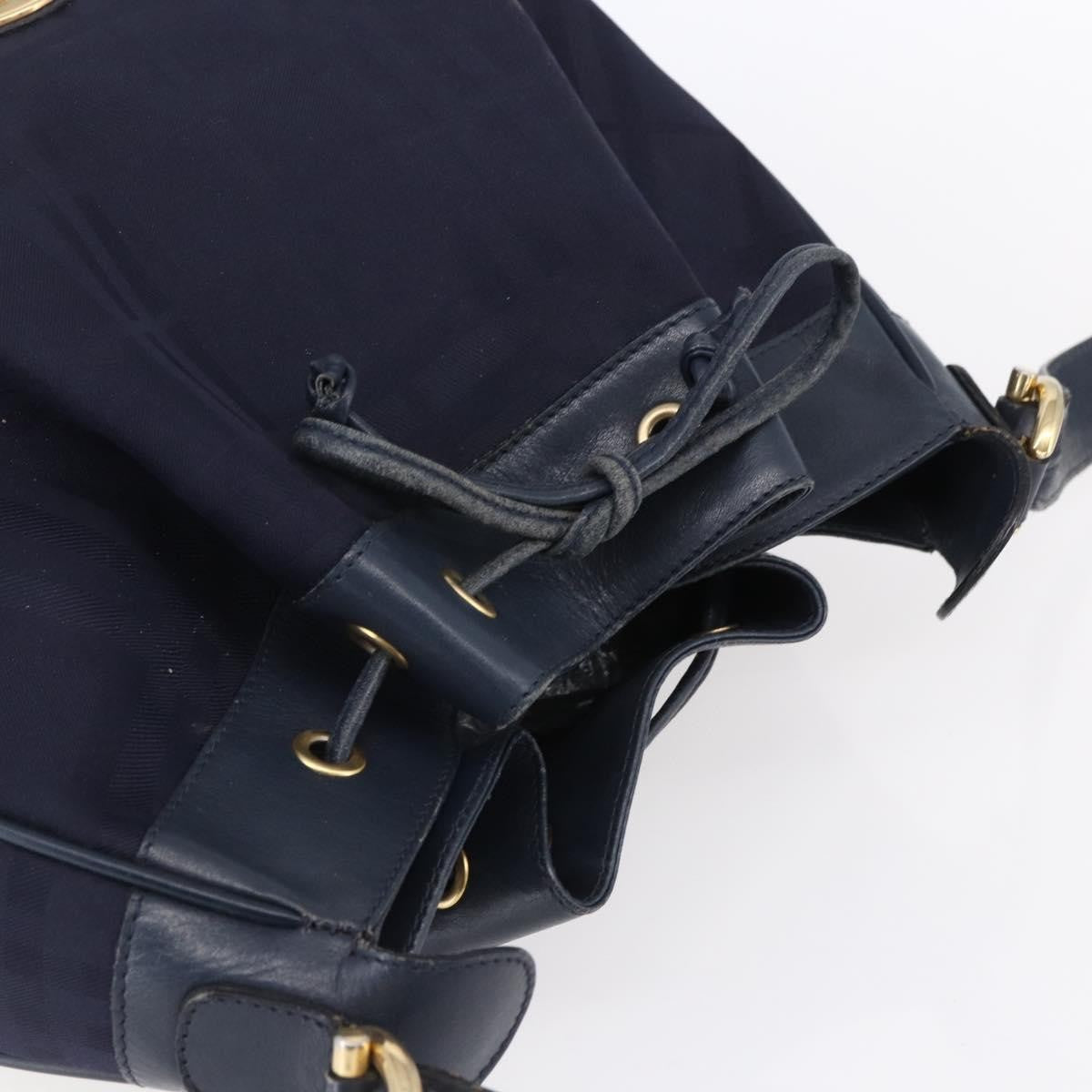 Burberry Vintage Shoulder Bag Nylon, NAVY, NYLON, Shoulder bag