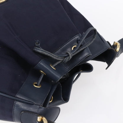 Burberry Vintage Shoulder Bag Nylon, NAVY, NYLON, Shoulder bag