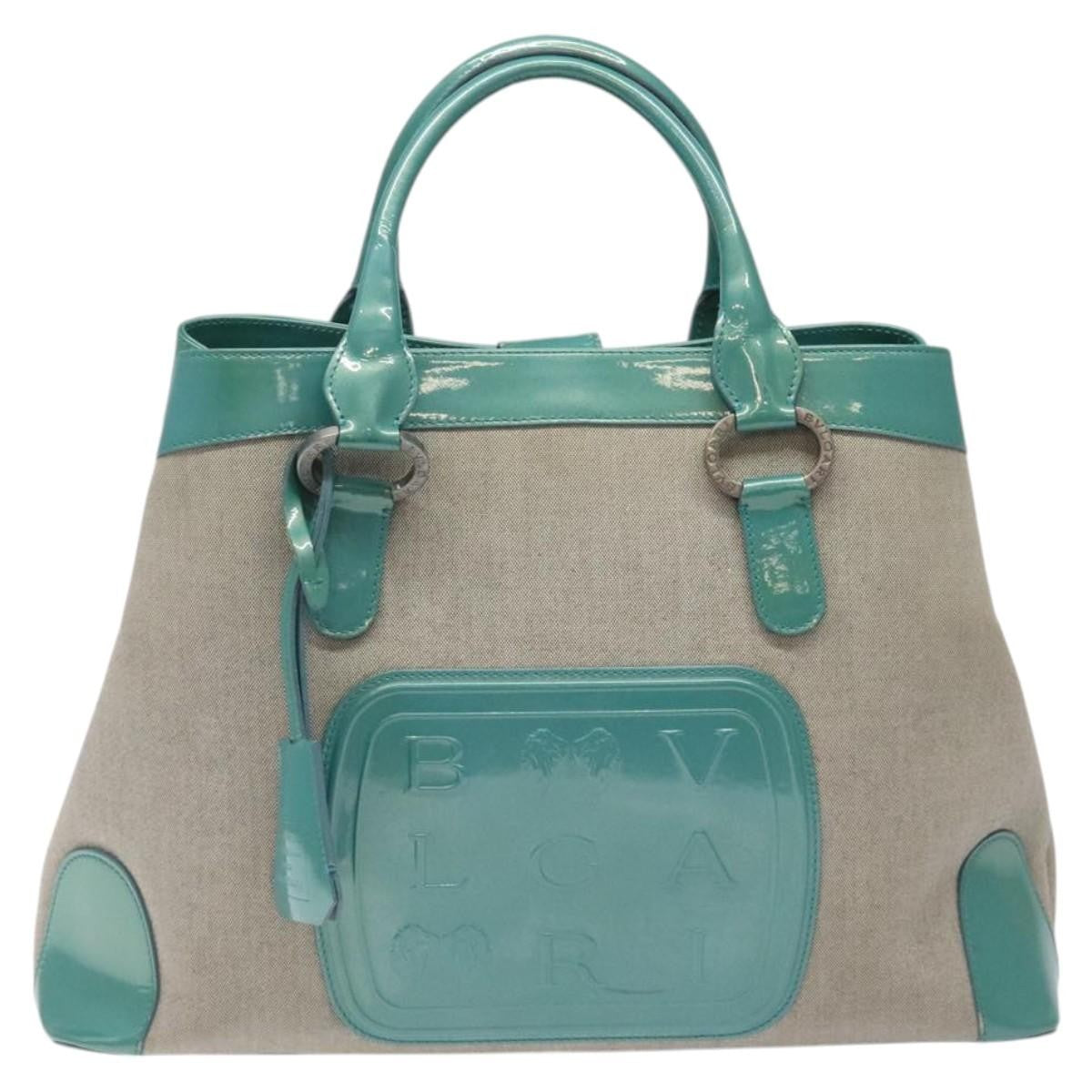 Bvlgari Tote bag Canvas, GRAY, CANVAS, Tote bag