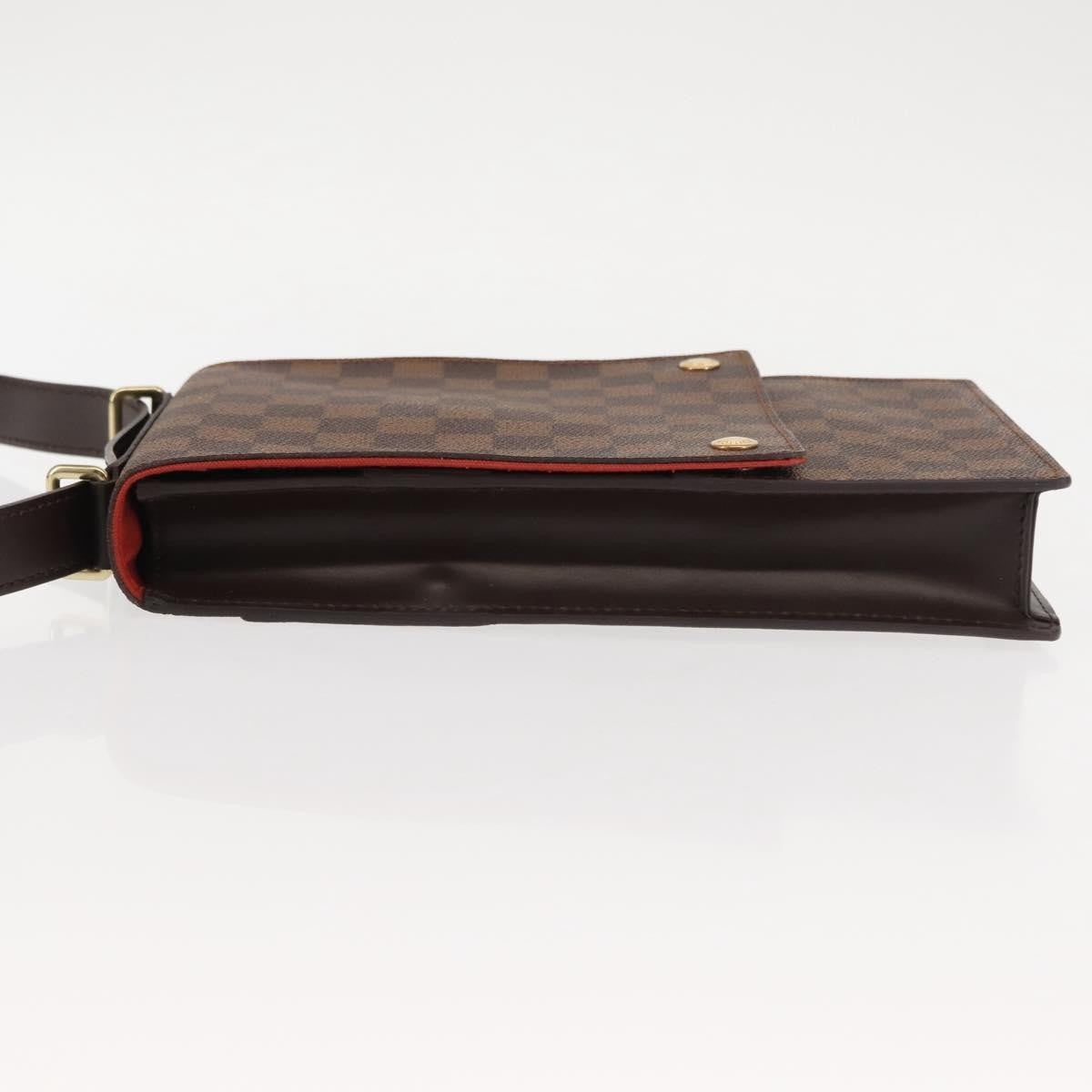 Louis Vuitton Portobello Messenger Damier, Brown, Canvas, Shoulder Bag