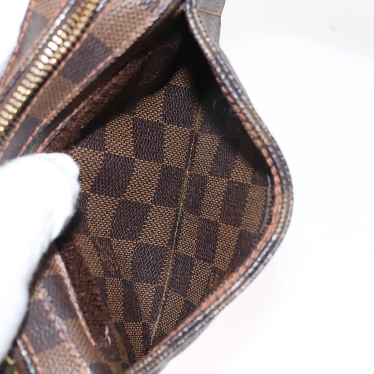 Louis Vuitton Geronimos Waist Bag Damier, BROWN, CANVAS, Shoulder bag