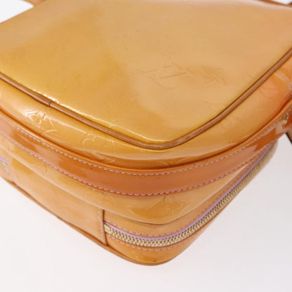 Louis Vuitton Wooster Handbag Monogram Vernis, YELLOW, PATENT_LEATHER, Clutche & pouche