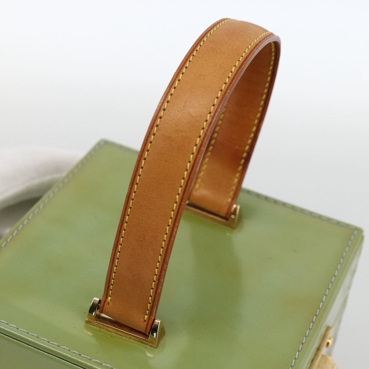 Louis Vuitton Bleecker Box Bag Monogram Vernis, GREEN, PATENT_LEATHER, Clutche & pouche