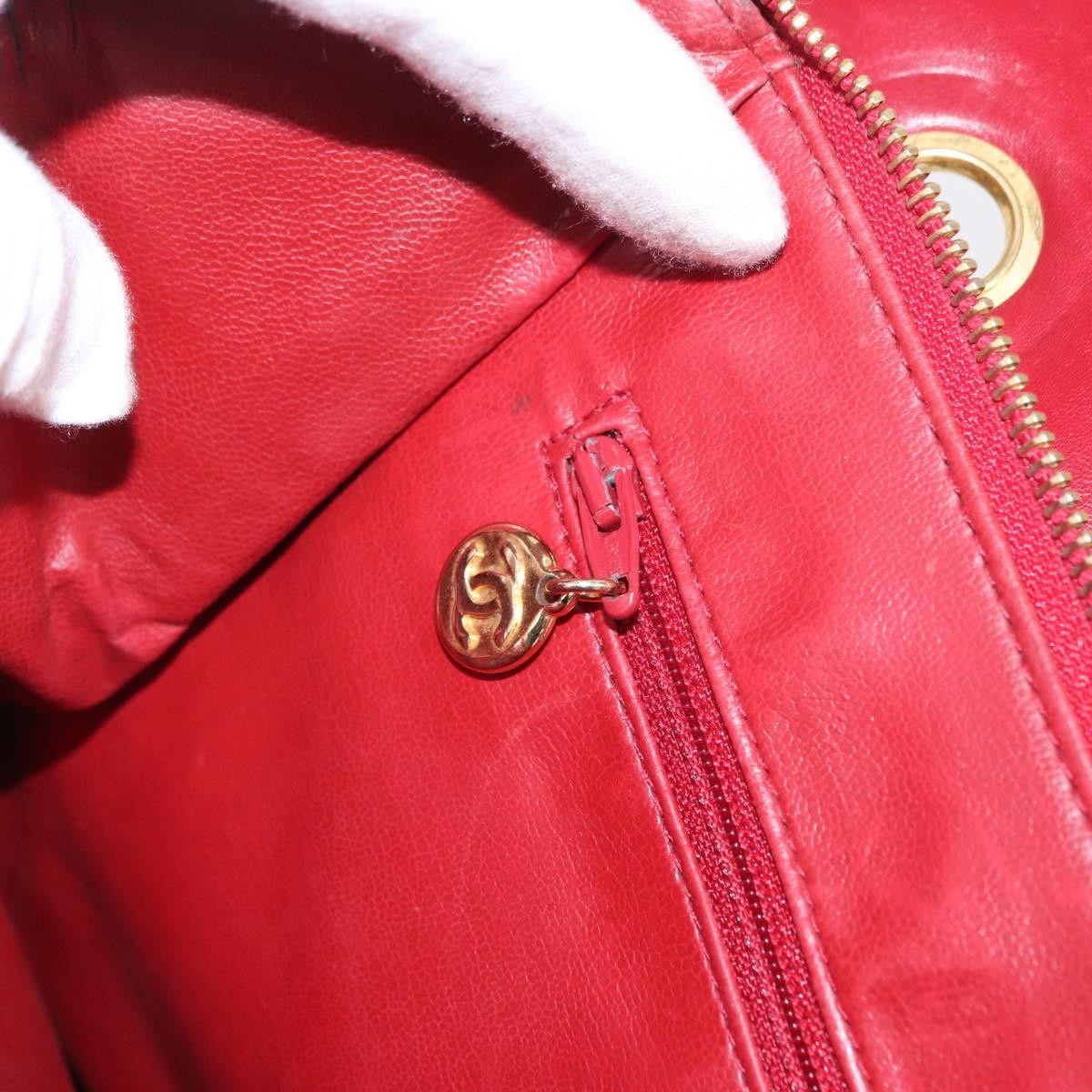 Chanel Chanel Bicolor Shoulder Bag Red/Navy leather bicolore, NAVY, LEATHER, Shoulder bag