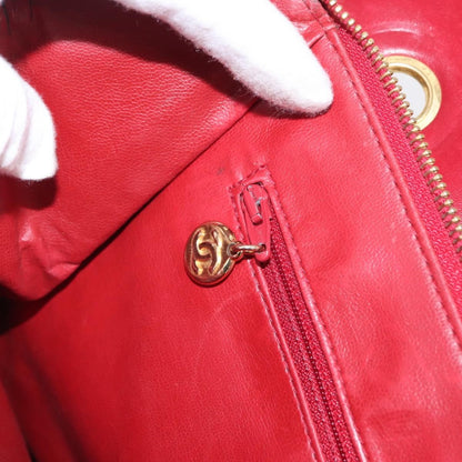 Chanel Chanel Bicolor Shoulder Bag Red/Navy leather bicolore, NAVY, LEATHER, Shoulder bag