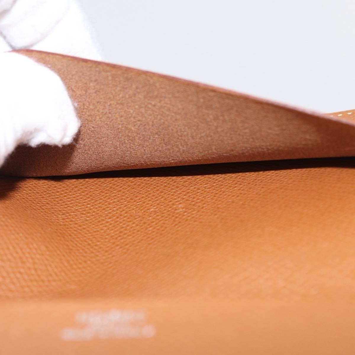 Hermes Agenda A6 Day Planner Housse Leather, Brown, Leather, Wallet
