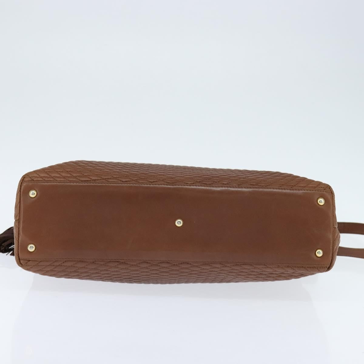 Bally Vintage Tote Bag Leather, BROWN, LEATHER, Tote bag