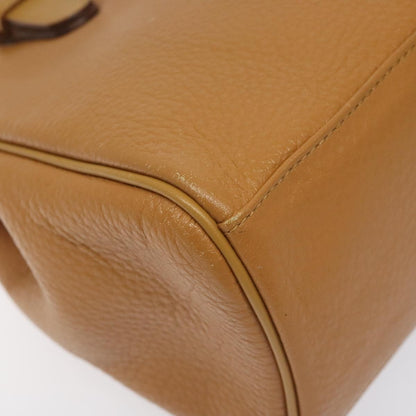 Burberry Vintage Handbag Leather, BROWN, LEATHER, Handbag