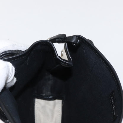 Balenciaga Navy Cabas Canvas with Leather, WHITE, CANVAS, Tote bag