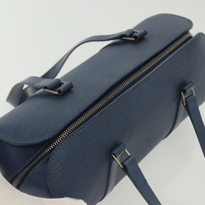 Louis Vuitton Soufflot Handbag Epi Leather, BLUE, LEATHER, Shoulder bag