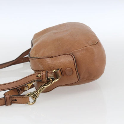 Chloe Vintage Shoulder Bag Leather, BROWN, LEATHER, Shoulder bag