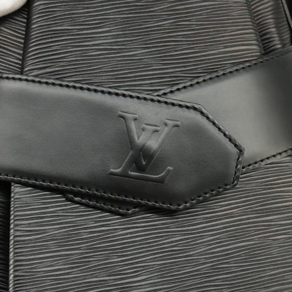 Louis Vuitton Vintage Sac d'Epaule Handbag Epi Leather, BLACK, LEATHER, Handbag