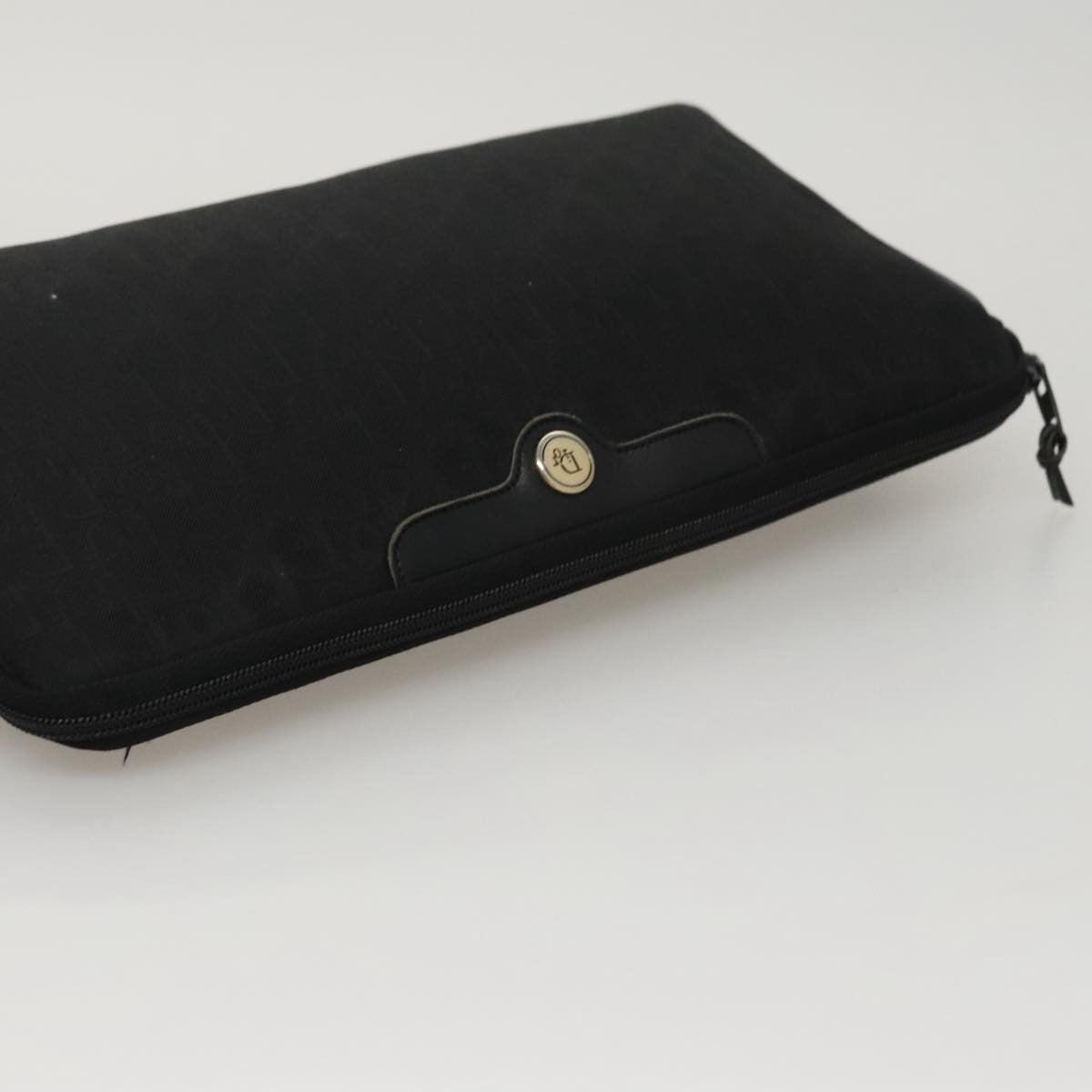 Christian Dior Trotter pouch Canvas, BLACK, CANVAS, Clutche & pouche