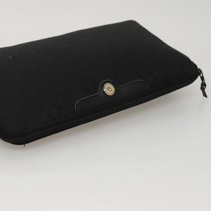 Christian Dior Trotter pouch Canvas, BLACK, CANVAS, Clutche & pouche
