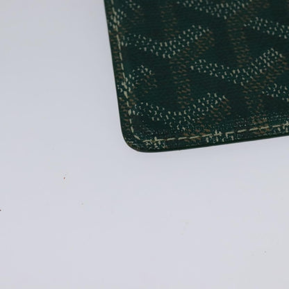 Goyard Goyardine Lanyard ID Holder Coated Canvas, GREEN, PVC, Card Holders