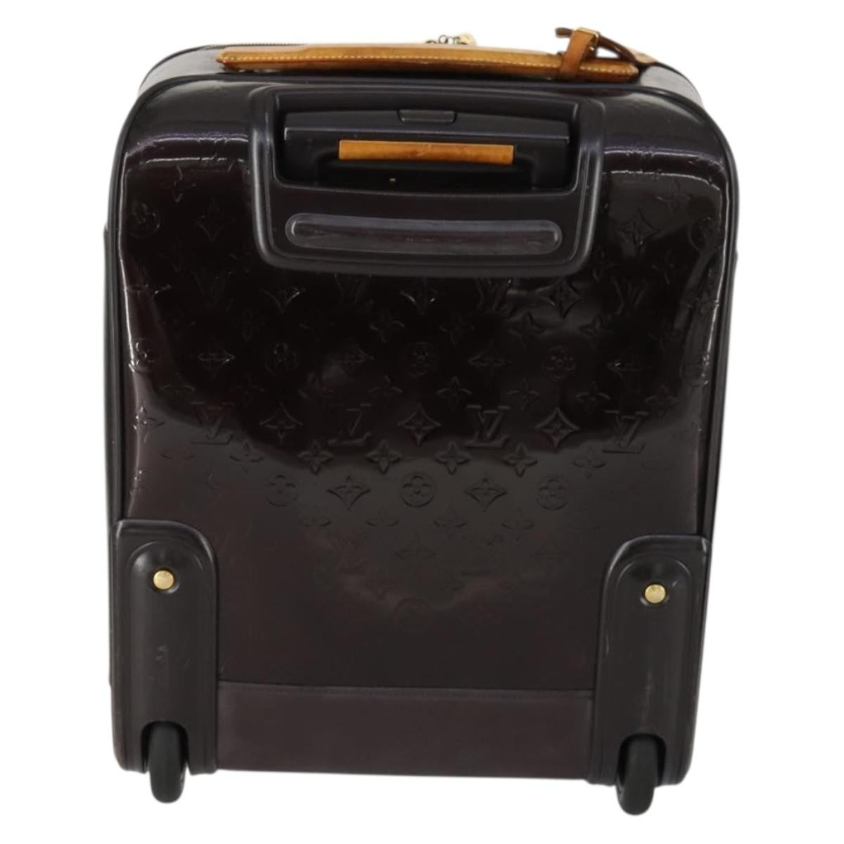 Louis Vuitton Pegase Luggage Monogram Vernis, BROWN, PATENT_LEATHER, Travel bag