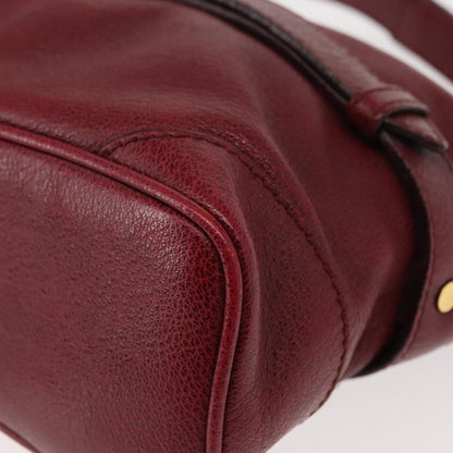 Burberry Shoulder Bag Leather, RED, LEATHER, Shoulder bag