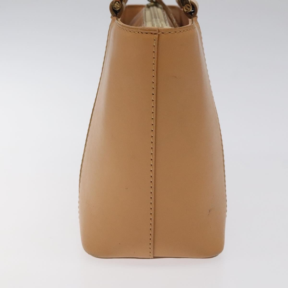 Burberry Vintage Handbag Leather, BEIGE, LEATHER, Handbag