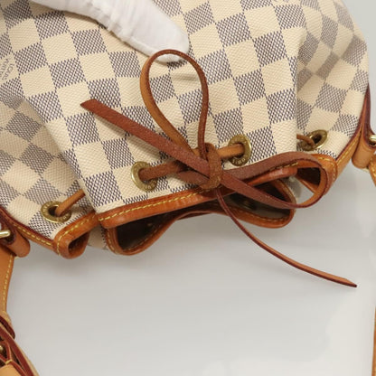 Louis Vuitton Noe Handbag Damier, WHITE, CANVAS, Handbag