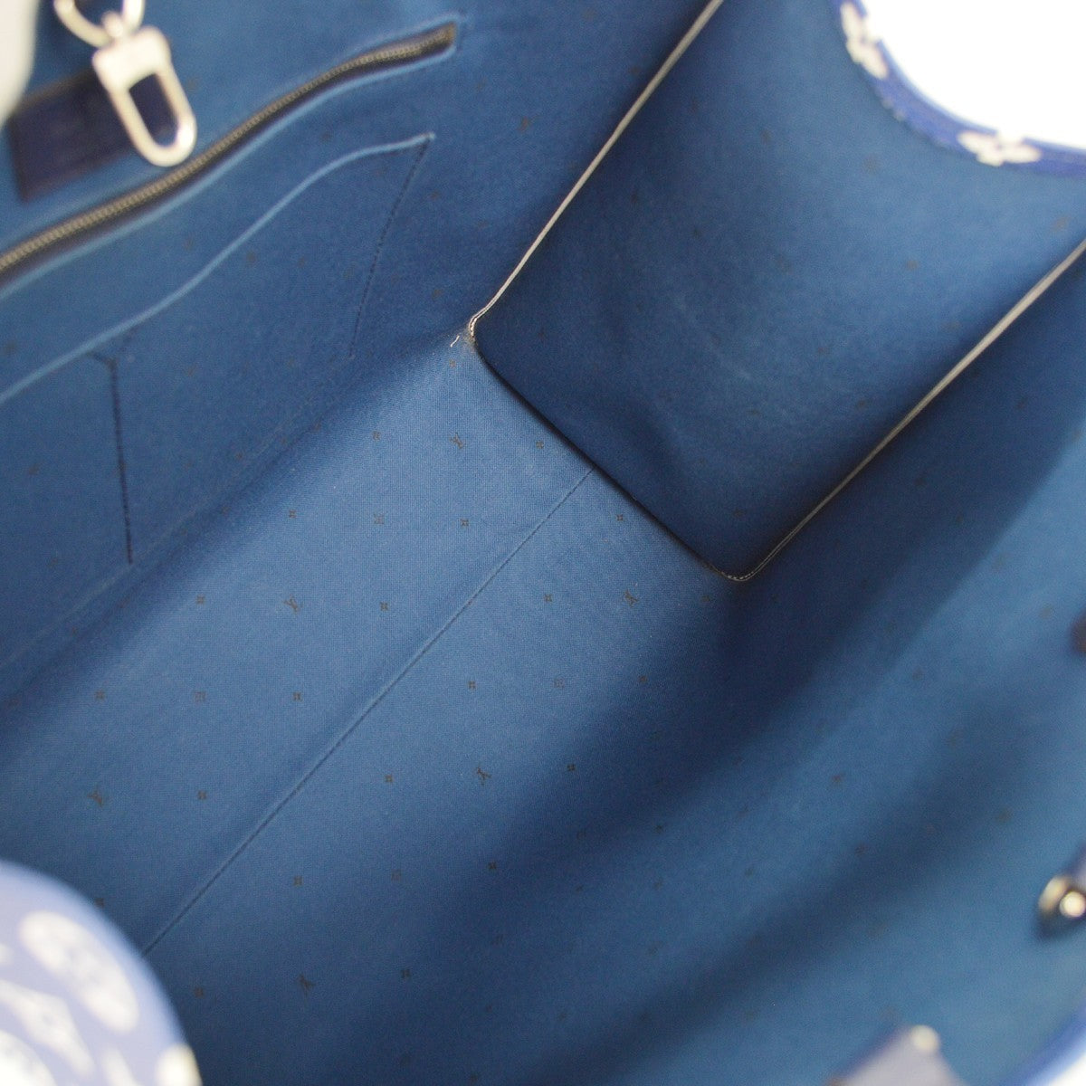 Louis Vuitton OnTheGo Tote Limited Edition Escale Monogram Giant, BLUE, CANVAS, Tote bag